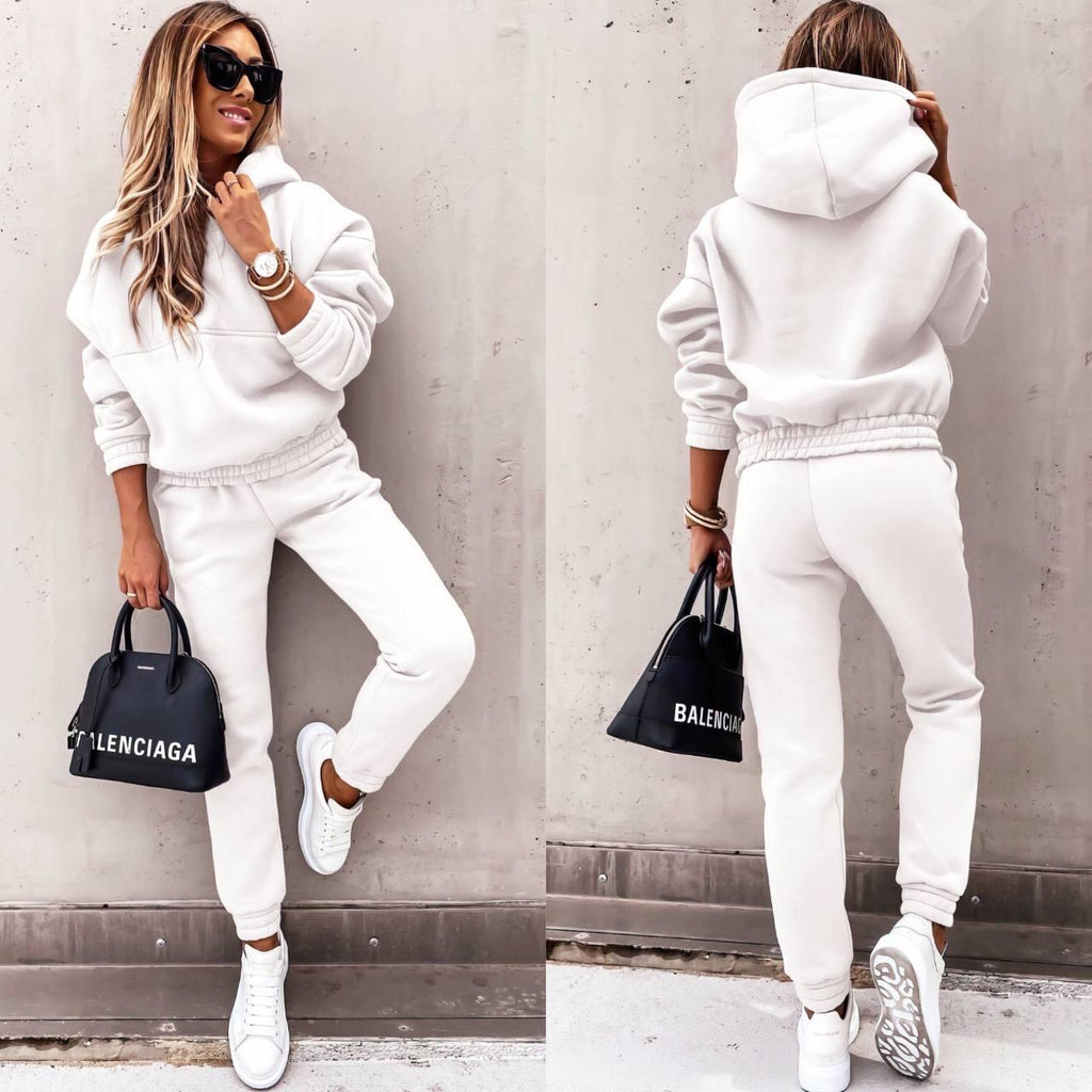 Amazon Ebay Fall Winter New European And American Foreign Trade Fashion Long Sleeve Sports Leisure Wear Suit Two-Piece Set
