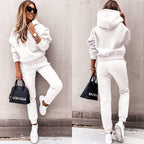Amazon Ebay Fall Winter New European And American Foreign Trade Fashion Long Sleeve Sports Leisure Wear Suit Two-Piece Set