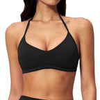 New Brushed Yoga Wear Women's Halter Neck Bra Shockproof Running Sports Fitness Quick-Drying Yoga Bra 5555