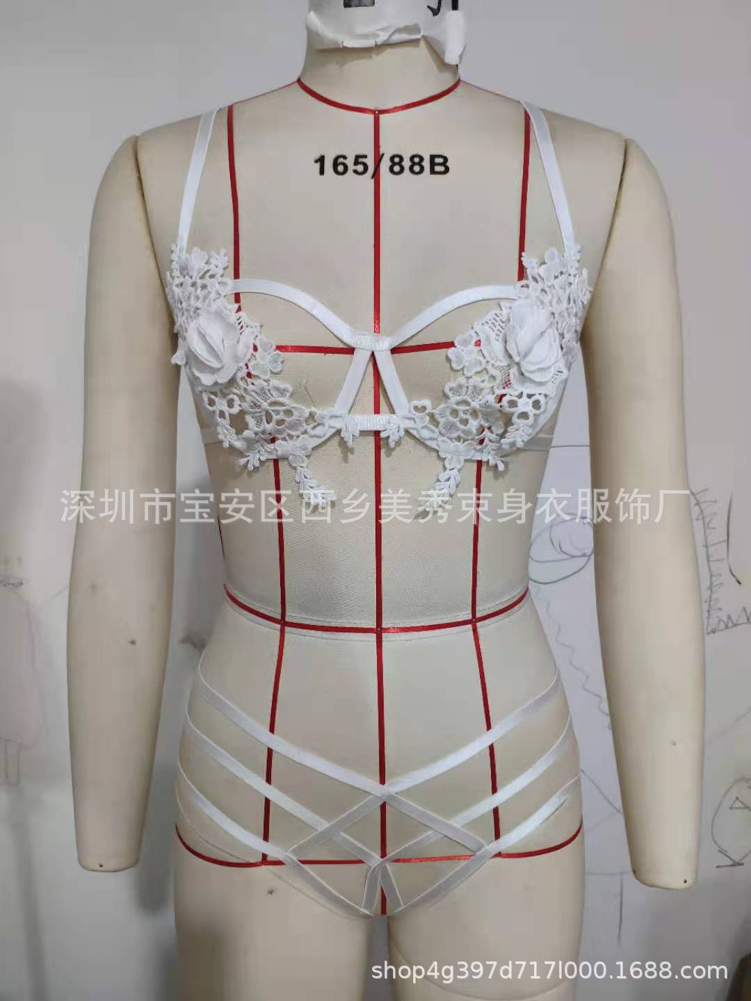 Bondage Strap No-slip Erotic Set Fashionable Midriff-baring Design