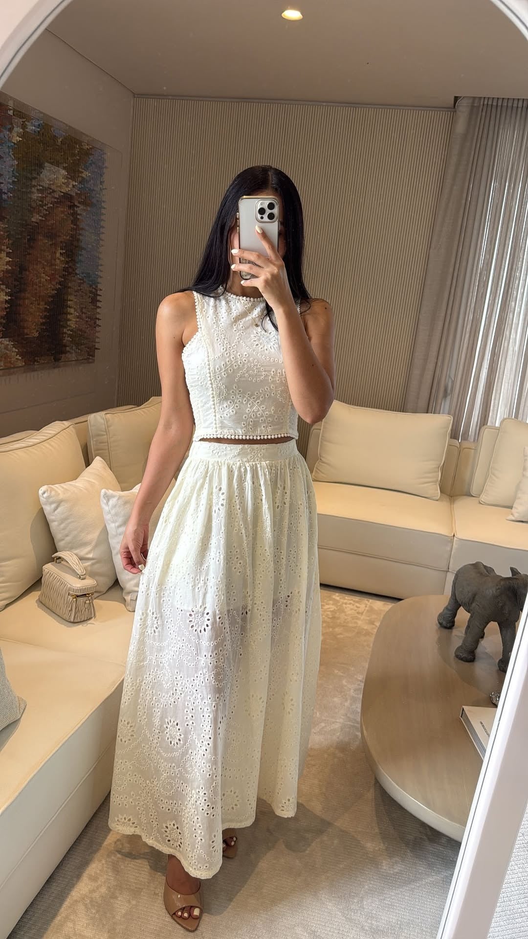 Womens New Vest And Lace Skirt Set