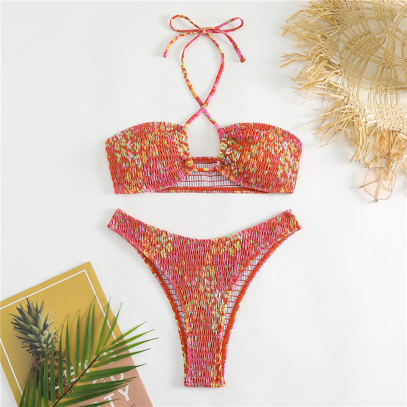 Sexy Printed Womens Bikini Set