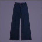 Fashionable Mens Denim Mid-rise Flared Pants