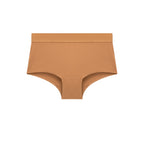 Unisex Sport Boyshorts Underwear EU Sizing,Cotton Neutral Aesthetic Sexy High Cut Briefs, Warm Earth Tones Solid Color Panties