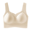 Women's Seamless Wireless Bra - Thin Molded Cup Lift And Gather Support Invisible Underwear For Daily Wear