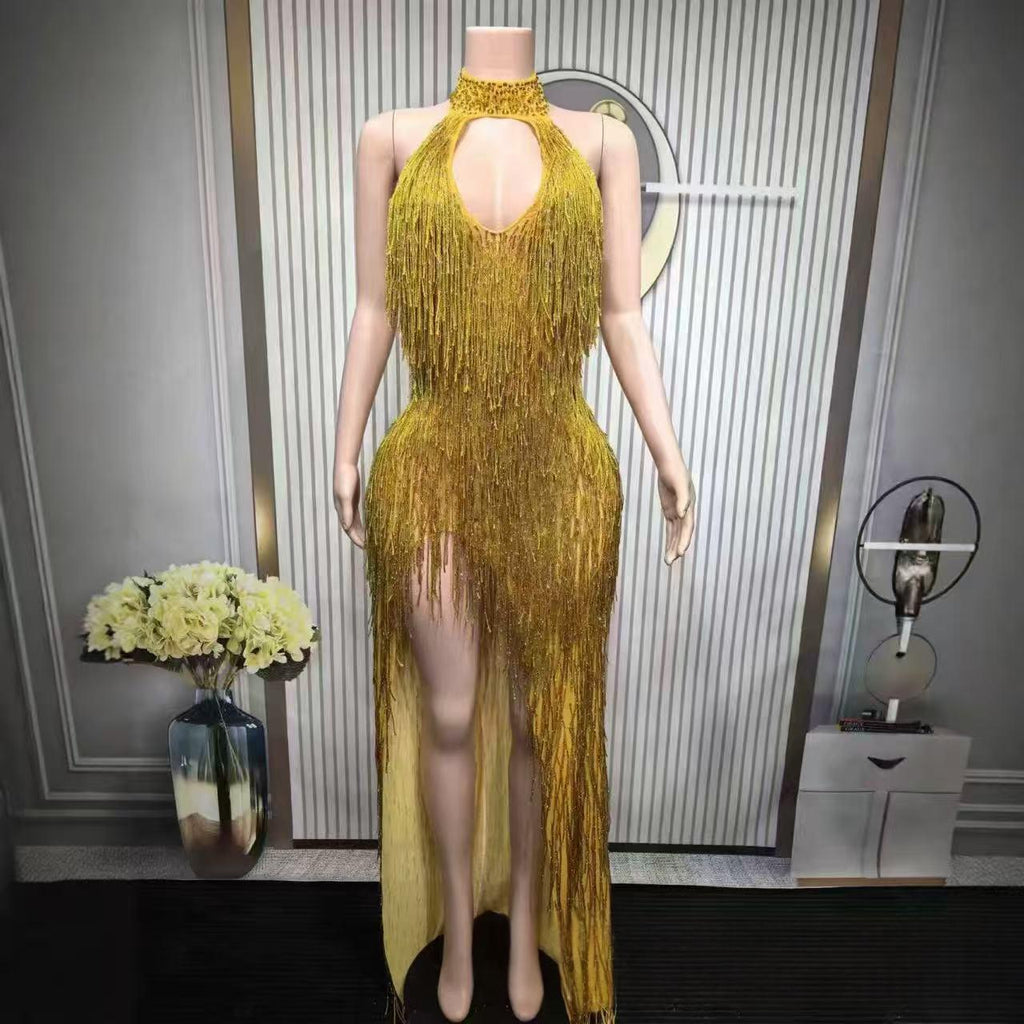 Women's Sexy High Waist Slip Dress