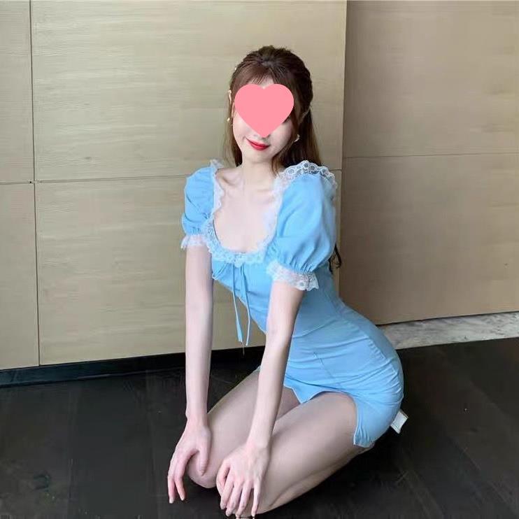 901 Blue Heritage Midi Dress