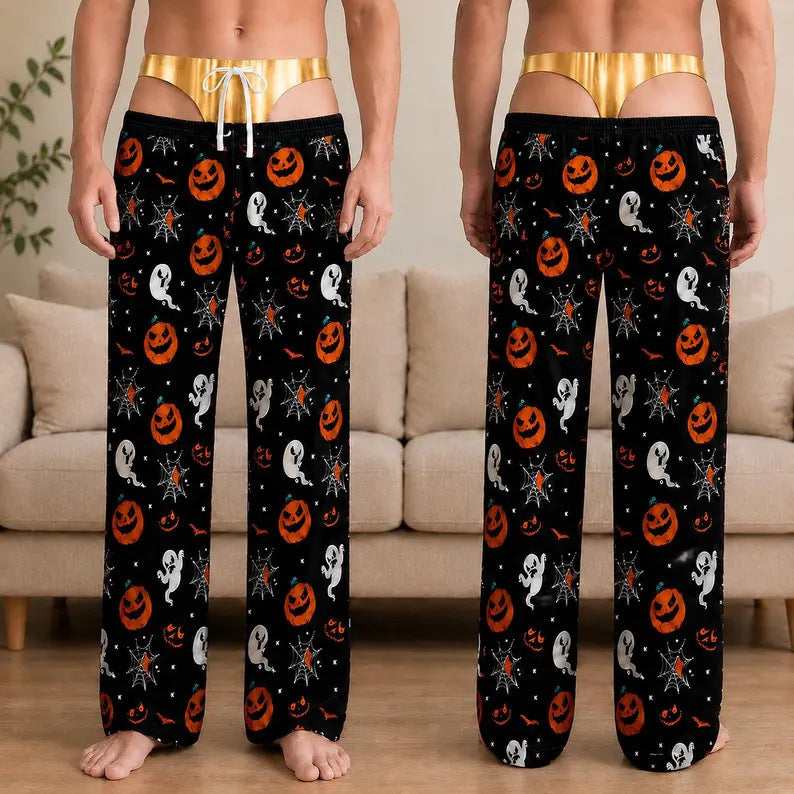 Loose-fit Straight-leg Loungewear Pajama Pantstrendy Arlo-style Trousers