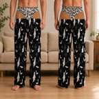 Loose-fit Straight-leg Loungewear Pajama Pantstrendy Arlo-style Trousers