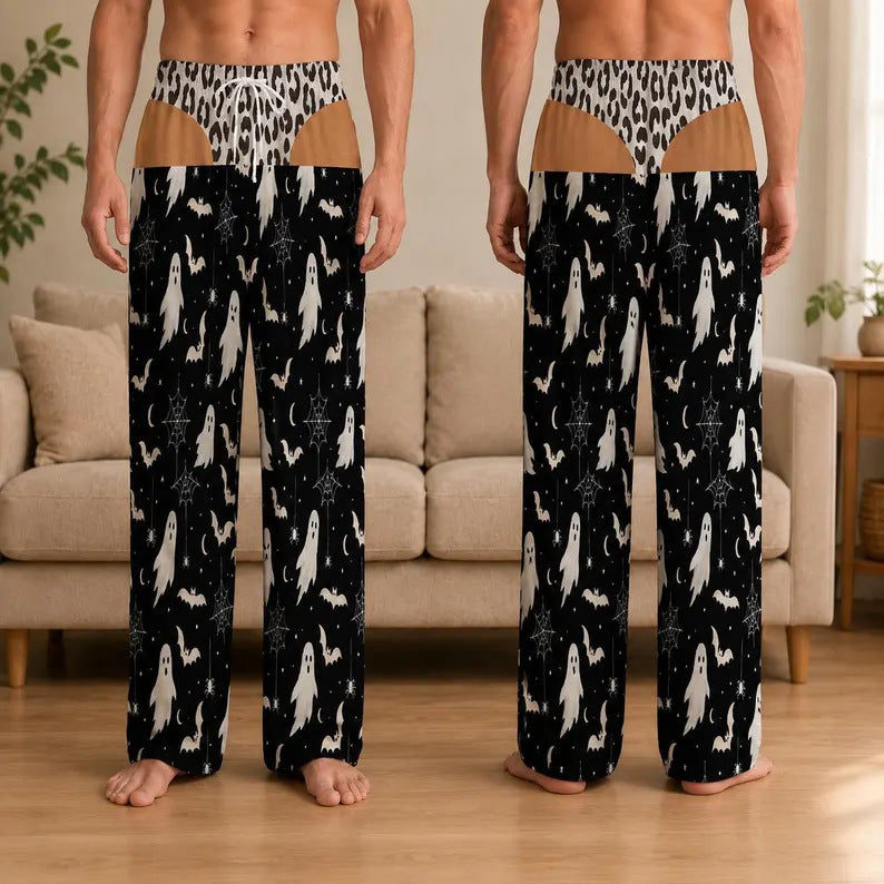 Loose-fit Straight-leg Loungewear Pajama Pantstrendy Arlo-style Trousers