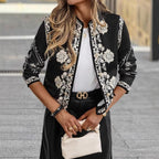Women's Loose-fitting Top With A Stand-up Collar