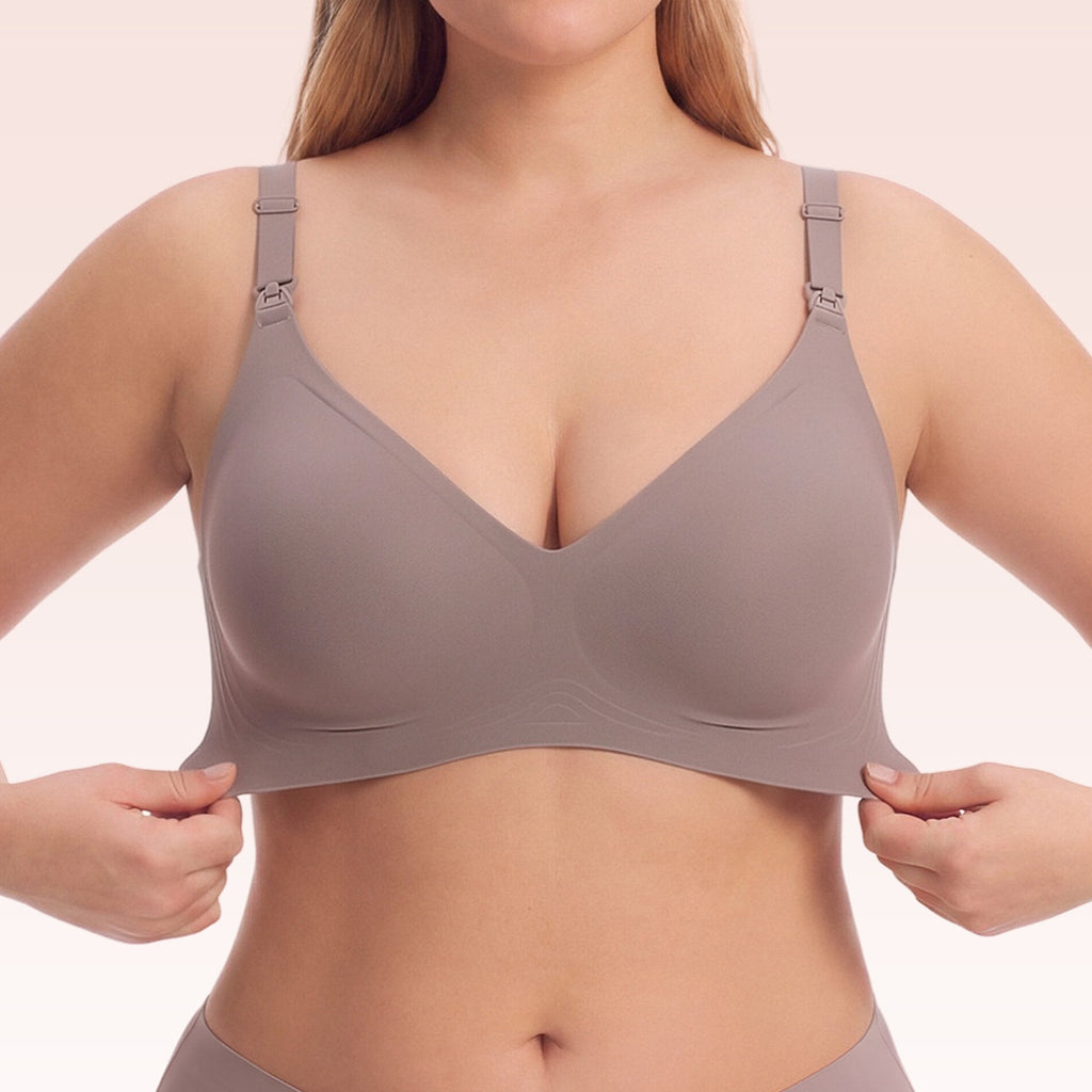Seamless Nursing Bra With Jelly Like Soft Support, No Underwire