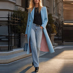 2026 Autumn And Winter New European And American Cross-border Foreign Trade Independent Station Double-breasted Women's Coat Temperament Fashion Casual Coat