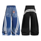 American-style Vintage Washed-and-distressed Casual Sweatpants