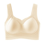 Women's Seamless Wireless Bra - Thin Molded Cup Lift And Gather Support Invisible Underwear For Daily Wear