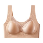 Seamless Molded-cup Bra Wireless Comfortable Camisole-style Underwear