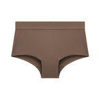 Unisex Sport Boyshorts Underwear EU Sizing,Cotton Neutral Aesthetic Sexy High Cut Briefs, Warm Earth Tones Solid Color Panties