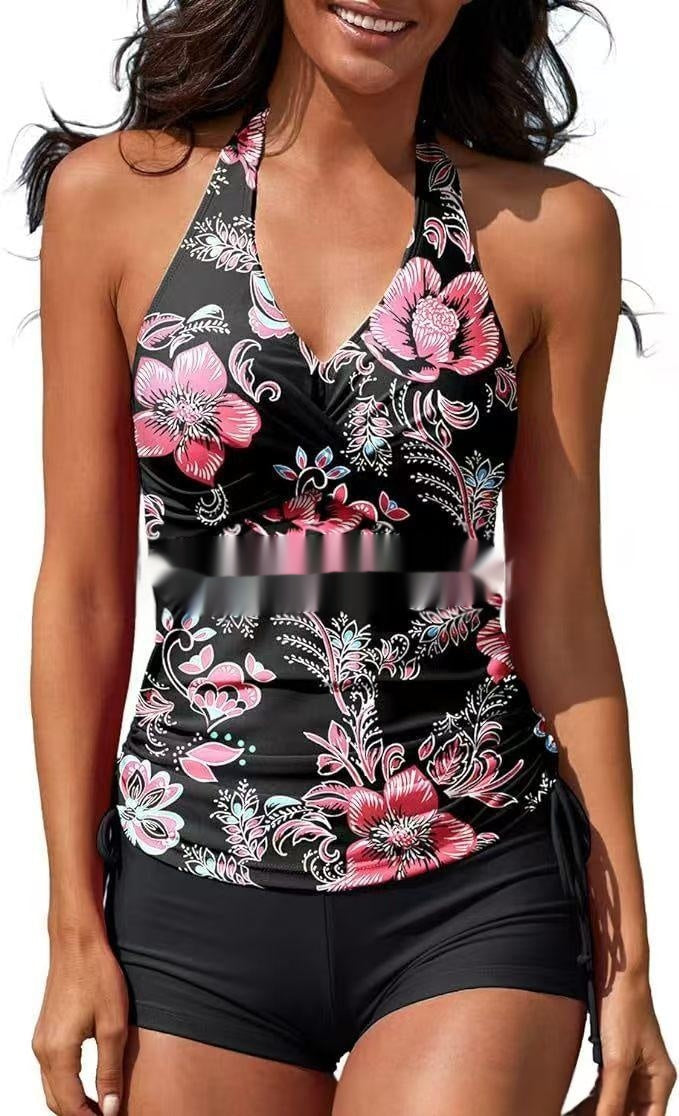 Women's Two-Piece Swimsuit With Boxer Briefs