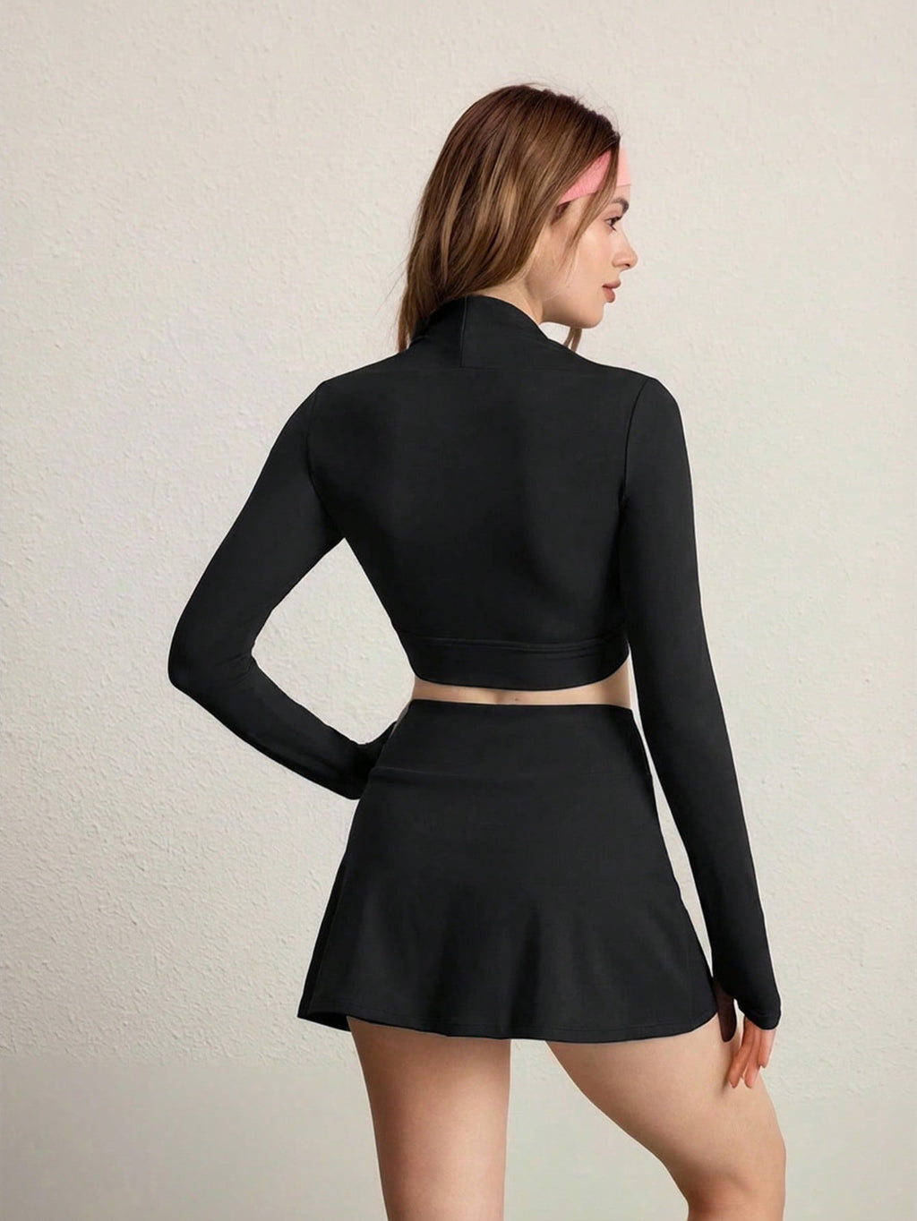 European And American New Style Sports Suits For Women, Fresh And High-Elastic Quick-Drying Tight-Fitting Yoga Suits, Outdoor Sun Protection Fitness Clothes