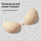 Banana-shaped One-piece Invisible Silicone Strapless Bra Nipple Covers