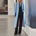 2026 Autumn And Winter New European And American Cross-border Foreign Trade Independent Station Double-breasted Women's Coat Temperament Fashion Casual Coat
