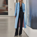 2026 Autumn And Winter New European And American Cross-border Foreign Trade Independent Station Double-breasted Women's Coat Temperament Fashion Casual Coat