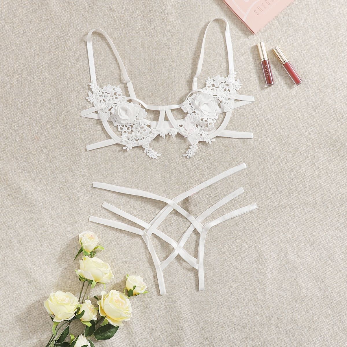 Bondage Strap No-slip Erotic Set Fashionable Midriff-baring Design