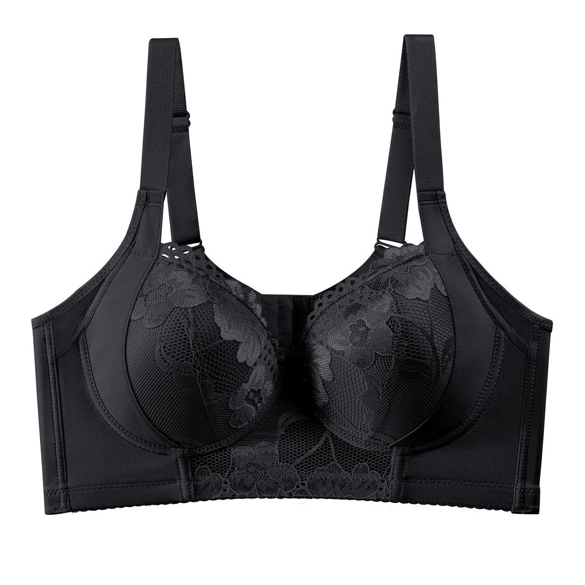 Plus-size Underwire Push-up Adjustable Womens Bra