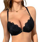 Underwire Push-up Bra With Side Support Cup Coverage And Anti-sagging Design