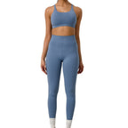 Seamless Sports-Style Back-Shaping Bra And Pants Yoga Set