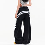 American-style Vintage Washed-and-distressed Casual Sweatpants