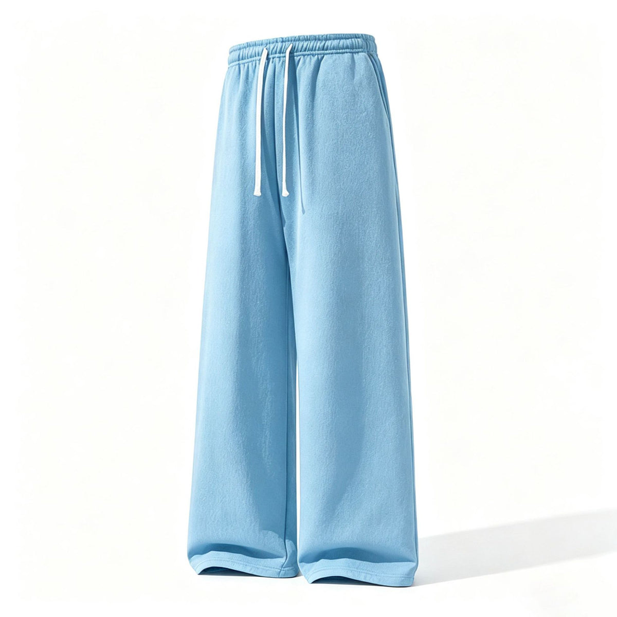 Straight-leg Drawstring Casual Cotton Pants For Women