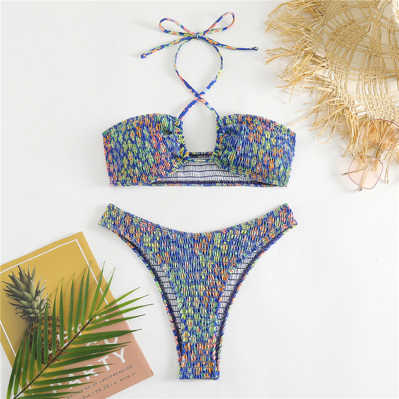 Sexy Printed Womens Bikini Set