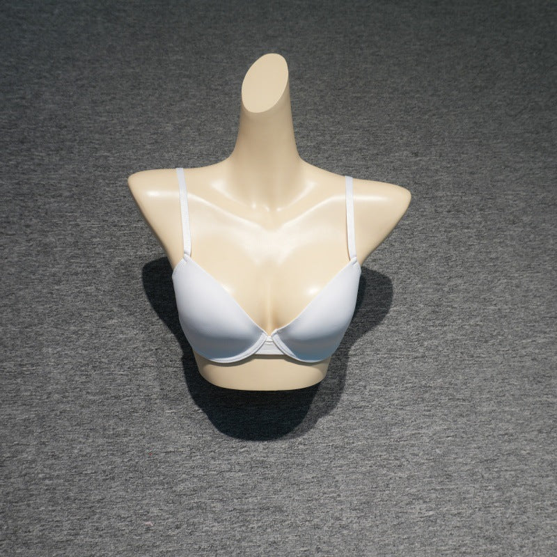 Solid-color Non-sagging Glossy Womens Bra