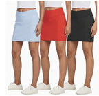 Cross-Border Amazon Slit High-Waisted Hot Girl Summer New Fake Two-Piece Anti-Exposure Skirt Sports Short Skirt Dropshipping