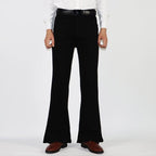 Fashionable Mens Denim Mid-rise Flared Pants