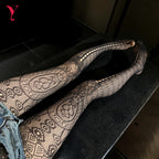 Vintage Rose Stockings Pure Hot Pantyhose