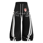 American-style Vintage Washed-and-distressed Casual Sweatpants