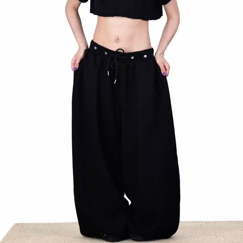 Womens Loose Draping Casual Dance Pants