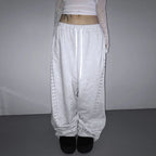 Womens Elastic Versatile Casual Trousers