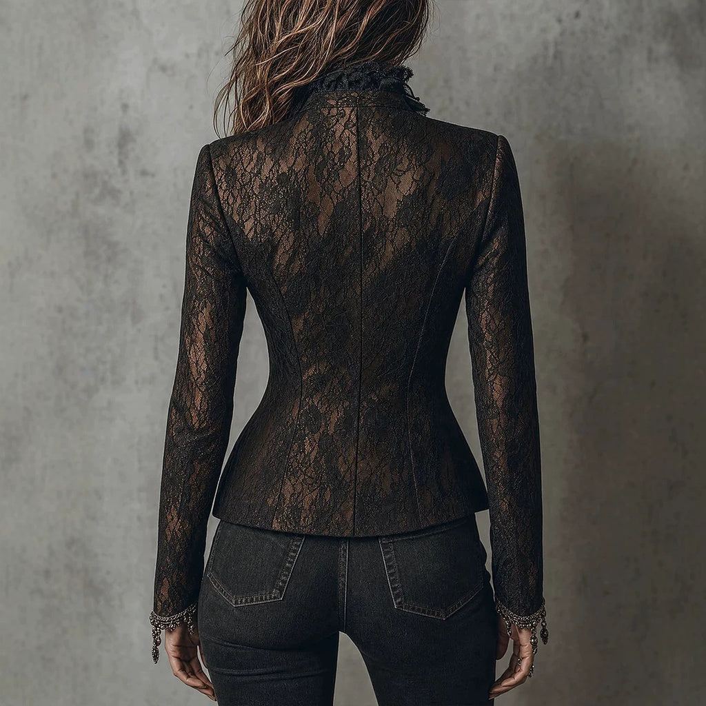 Elegant Slim-fit Blazer With A Single Button