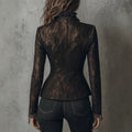 Elegant Slim-fit Blazer With A Single Button