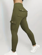 Women's Yoga Multi-Pocket Tight Base Layer High-Elastic Work Pants