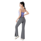Hot Selling Printed Yoga Vest Fashionable Sports Outer Wear Casual Sling Sleeveless Fitness Top Yoga Clothing Wholesale