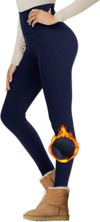 Velvet Padded Leggings Women's High Waist Winter