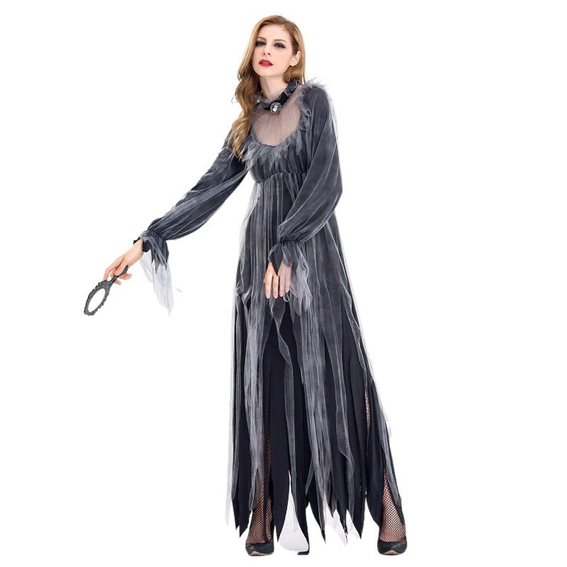 Performance Game Costume Horror Ghost Cloak Horror Zombie