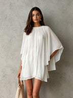 Loose-fit Batwing Sleeve Casual Women's Dress