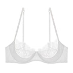 French-style Alluring Eyelash Lace Bra Ultra-thin