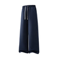 Straight-leg Drawstring Casual Cotton Pants For Women