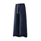 Straight-leg Drawstring Casual Cotton Pants For Women